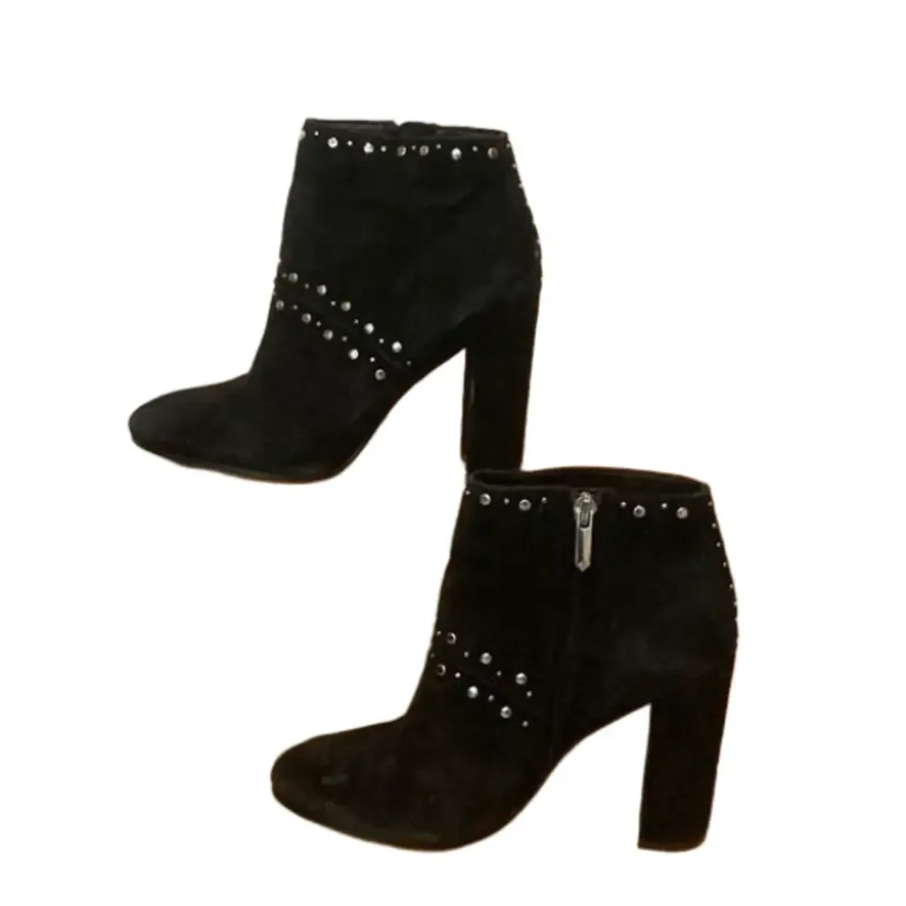 Sam Edelman Ankle Suede Studded Ankle Boots Size 7.5